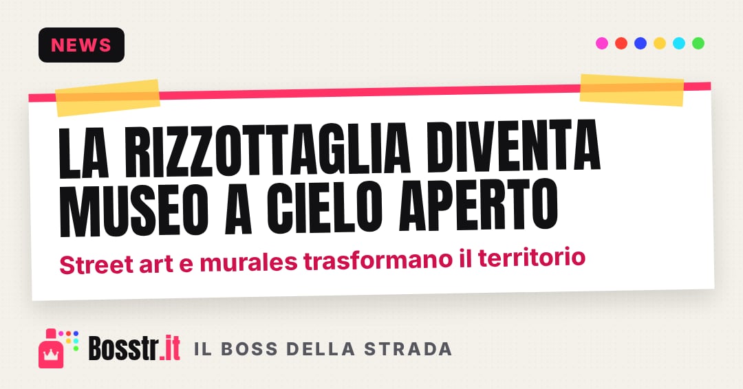 La Rizzottaglia diventa museo a cielo aperto: street art e murales trasformano il territorio