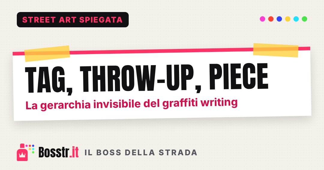 Tag, throw-up, piece: la gerarchia invisibile del graffiti writing